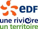 Logo EDF : une rivière un territoire